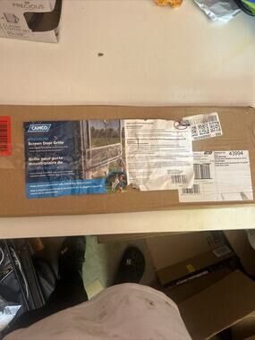 NEW Camco Premium Upper RV Screen Door Grille Aluminum Adjusts from 24" - 29"